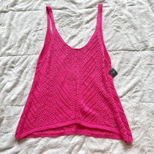 A&F Crochet Tank top Coverup